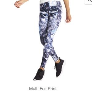 Lucy multi foil print Leggings